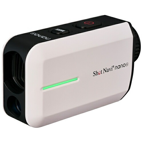 テクタイト【ショットナビ】ShotNavi レーザー距離計測器 Laser Sniper nano＋ WHITE G-4562201213147【ゴルフ用品 距離測定器】