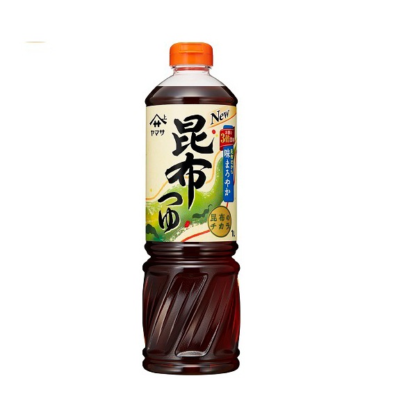 ヤマサ 昆布つゆ パック 1L×12 メーカー直送