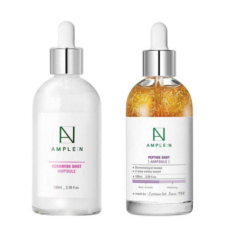 セラミドショットアンプル100ml+ペプチドショットアンプル100ml/美容液/毛穴の弾力/弾力セラム/保湿·弾力改善