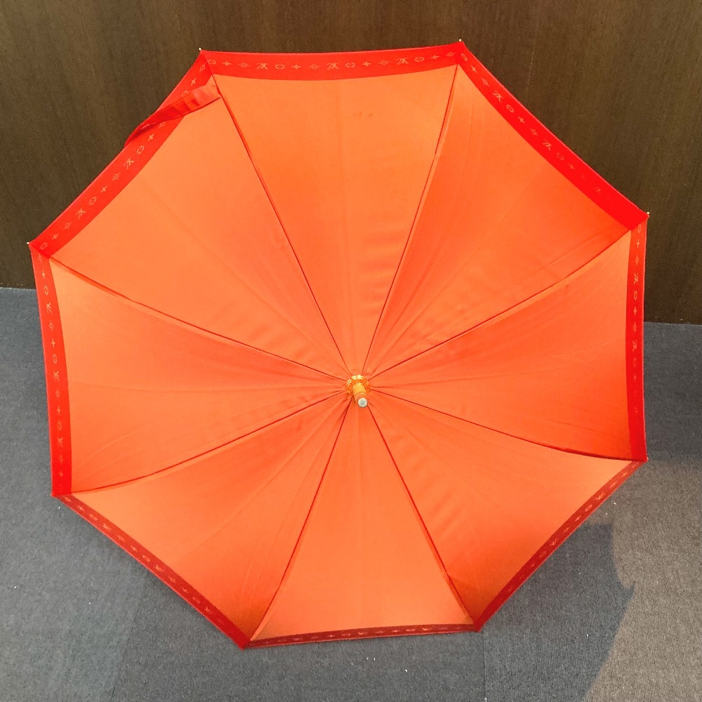 傘 ロゴ モノグラム 長傘 アンブレラ ナイロン オレンジ 21,087円