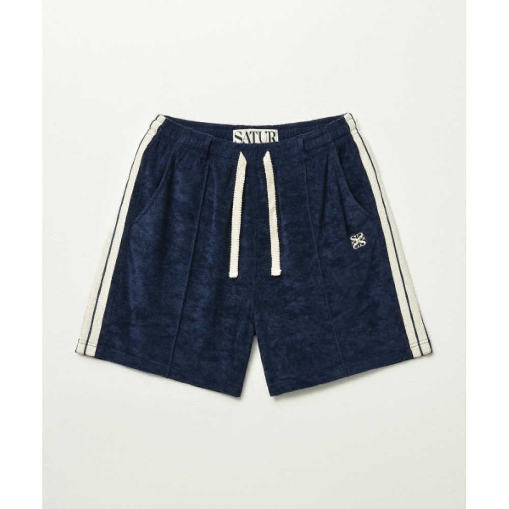 SATUR ロータンテリーショーツ ネイビー