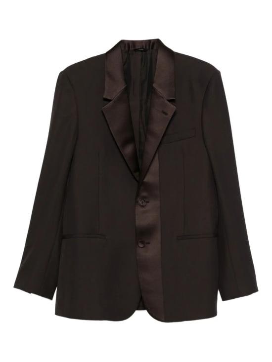 FENDI Men Suit Jackets FJ0980 AOYI F0TY8 CAFFE