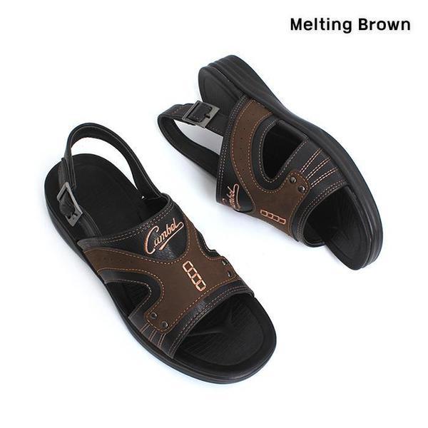 メンズ夏サンダル男性レザーサンダルbm23