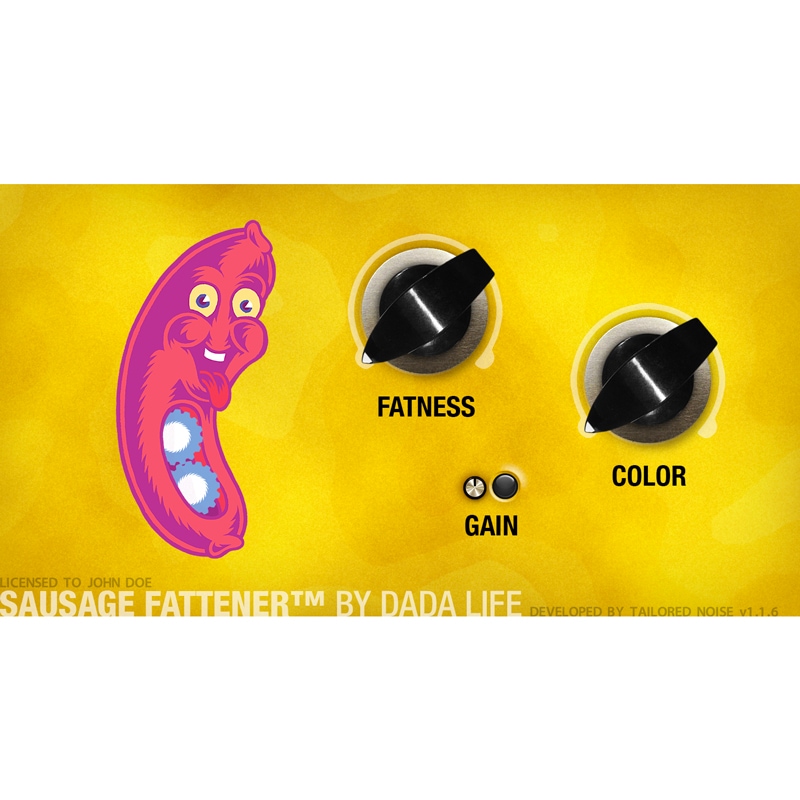 5プラグインDada Lifeセットソーセージ飽和歪Sausage FattenerエフェクタプラグインWin/Mac
