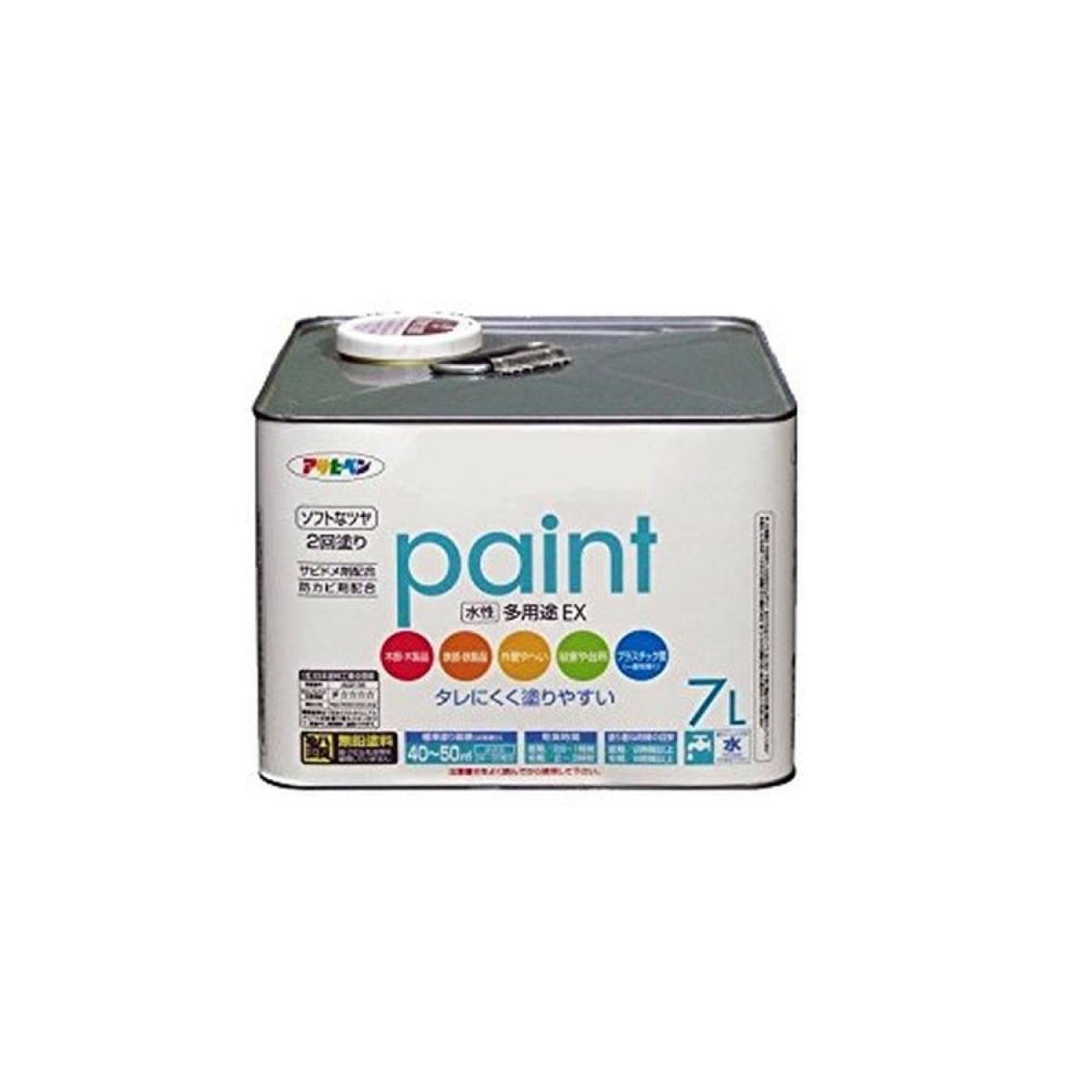 アサヒペン 水性多用途EX 7L カーキー色