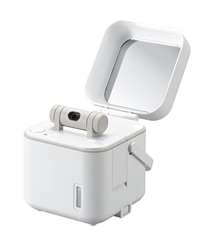ツインバード 燕三条 フェイススチーマー 美顔器 イオン化スチーム コンパクト ミラー付 水道水OK 毛穴ケア