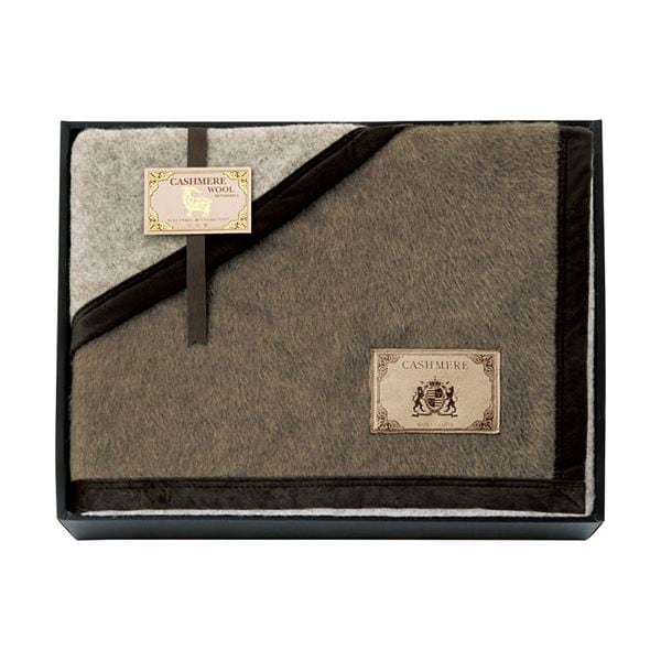 カシミヤ＆ウール毛布 毛羽部分 リバーシブル K51212420