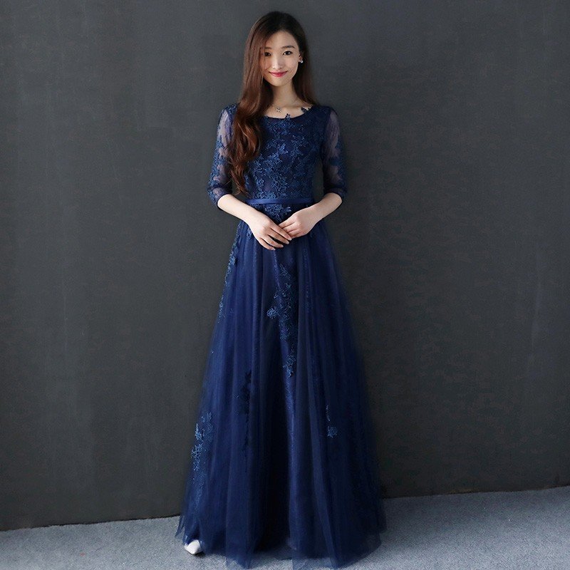 カラードレス ロング 青 安い パーティードレス 二次会 結婚式 イブニングドレス 披露宴 フォーマルドレス 演奏会 花嫁 カクテルドレス 大きいサイズ コンサート