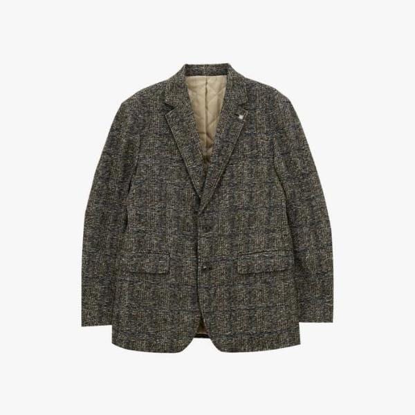 セーブゾーン05 男性 ウール混紡 クラシック レトロ チェック ジャケット ABJK4106 (S45523872)