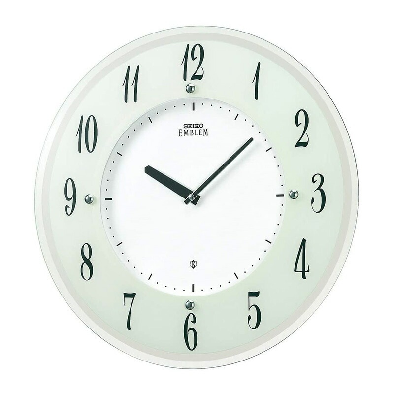 [SEIKO EMBLEM] セイコーエンブレム 掛時計 HS533W セイコー クロック インテリア 電波クロック 薄型 ソーラー