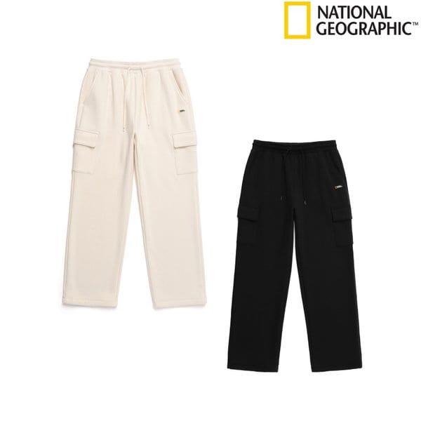 [始興店] N244WPT010 女性 W メイデン 裏起毛 セミワイド カーゴパンツ