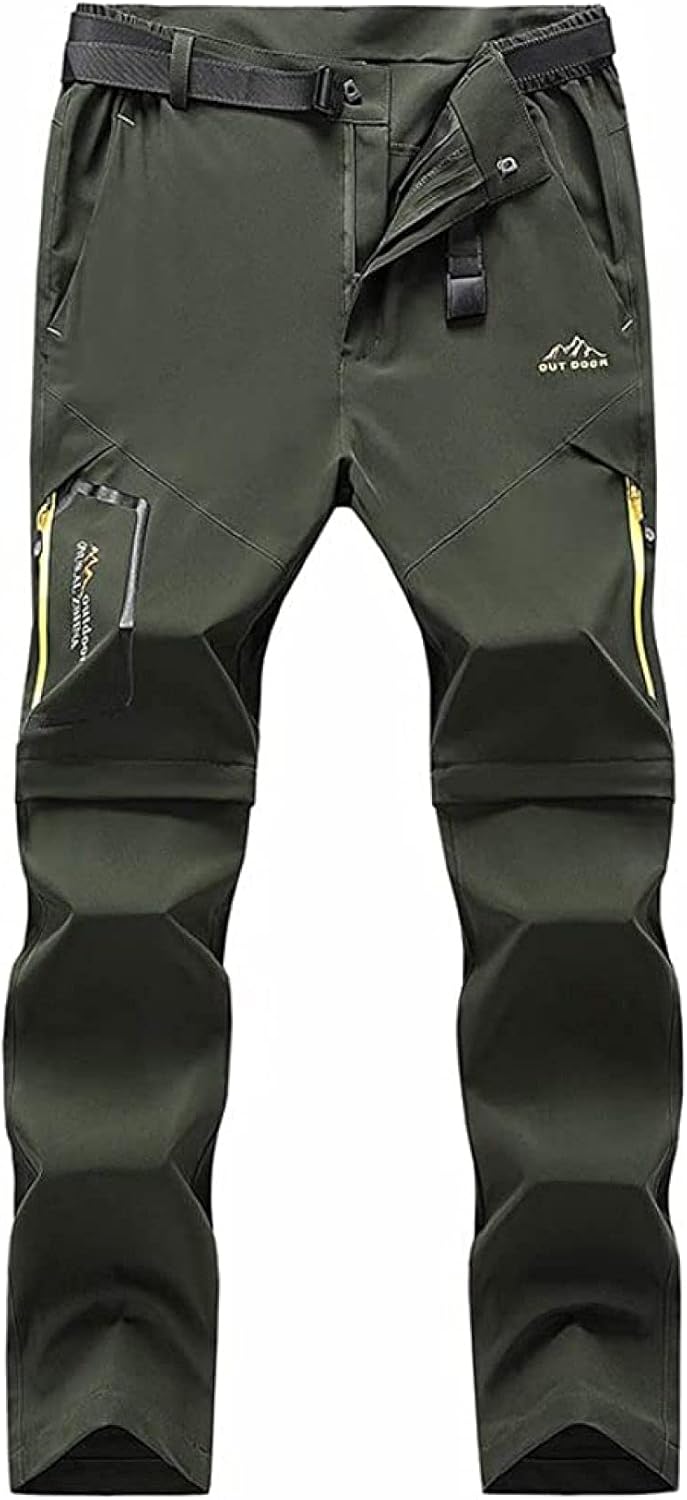 アウトドアパンツ メンズ ガーコパンツ ロング 薄で アウトドアウェア 春夏 速乾 通気性 登山ズボン 男 トレッキング 秋 ハイキング 2WAY 多機能 マルチポケット ストレッチ 旅行 ランニング