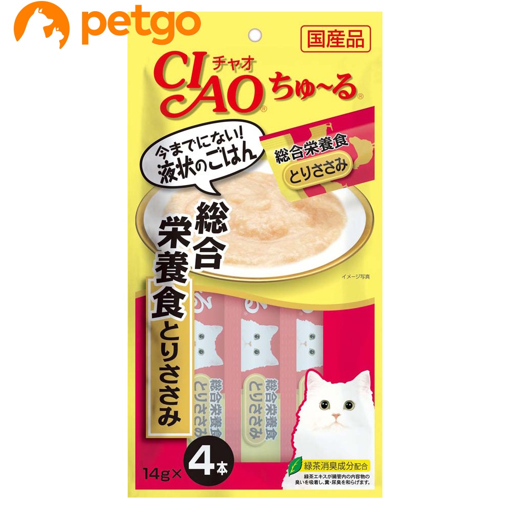 チャオ ちゅ〜る 総合栄養食 とりささみ 14gx4本