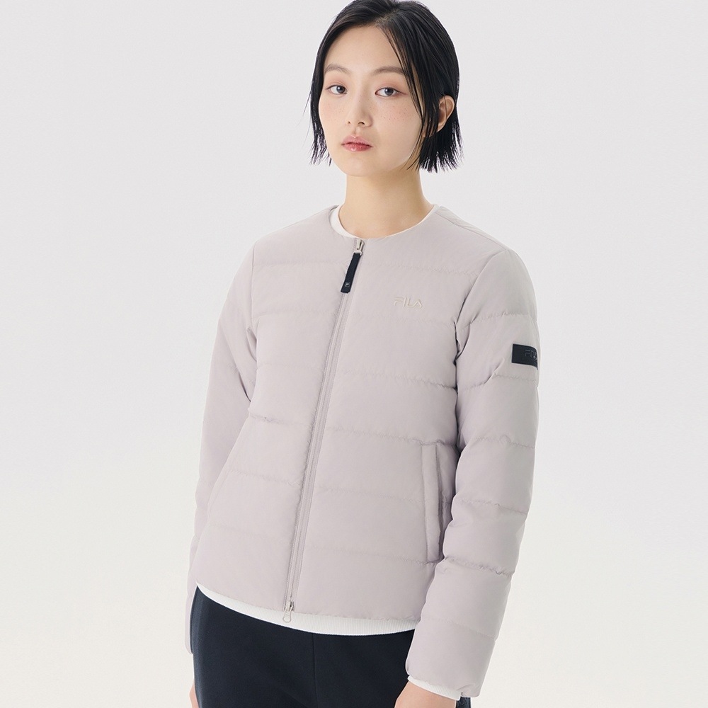 フィラベーシックライトウェイト Uネックダウン_FS2DJG4101U_GRE