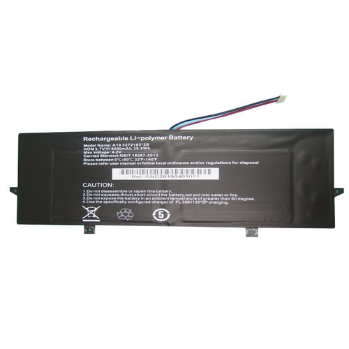 バッテリー A10 3272103*2S 3.7V 8000mAh 29.6Wh 5PIN 4ライン
