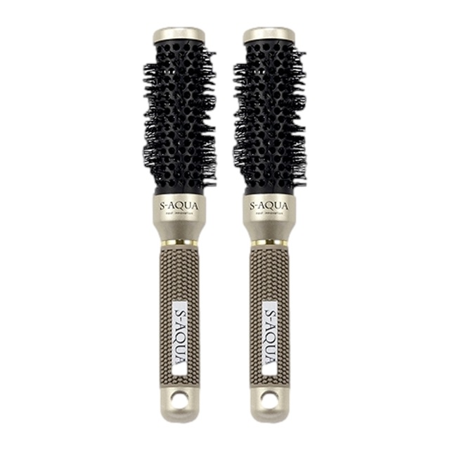 [国内正規品]サイエンスアクア ロールブラシ お得な2個セット 32mm x 2 S-AQUA ヘアブラシ