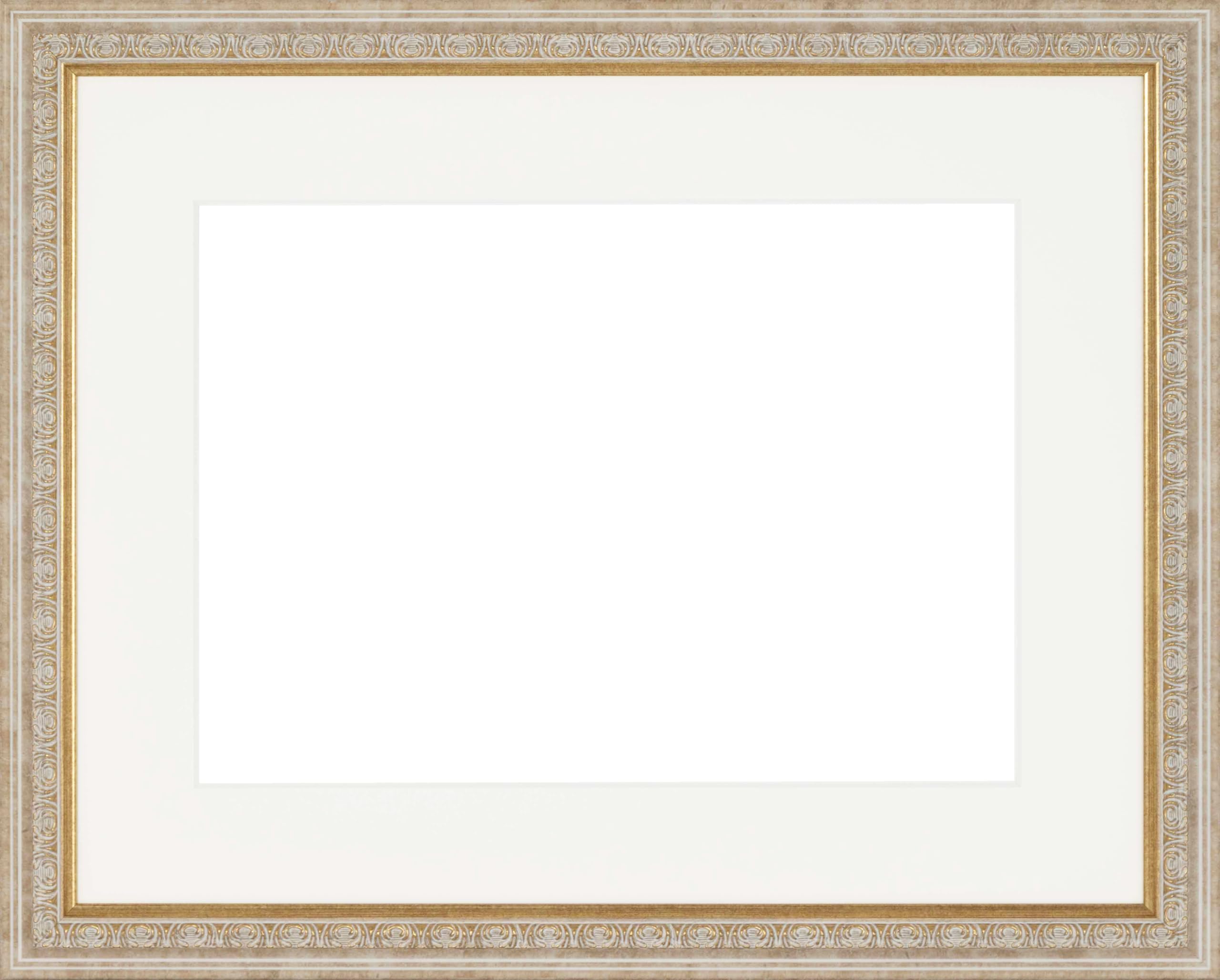 大額 額縁 水彩額 マット付 8237 水彩F10 マーブル