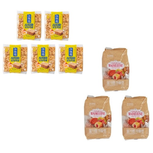 ノーブランドさちまオリジナル227g×5個+イチゴジャムマドレーヌ500g×3個学校事務所