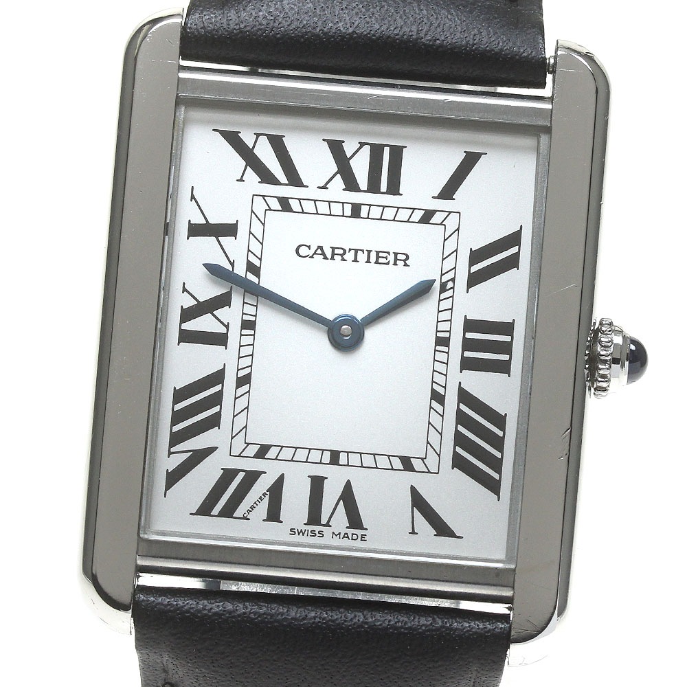 カルティエ CARTIER W5200003 タンクソロLM クォーツ メンズ _845755【中古】