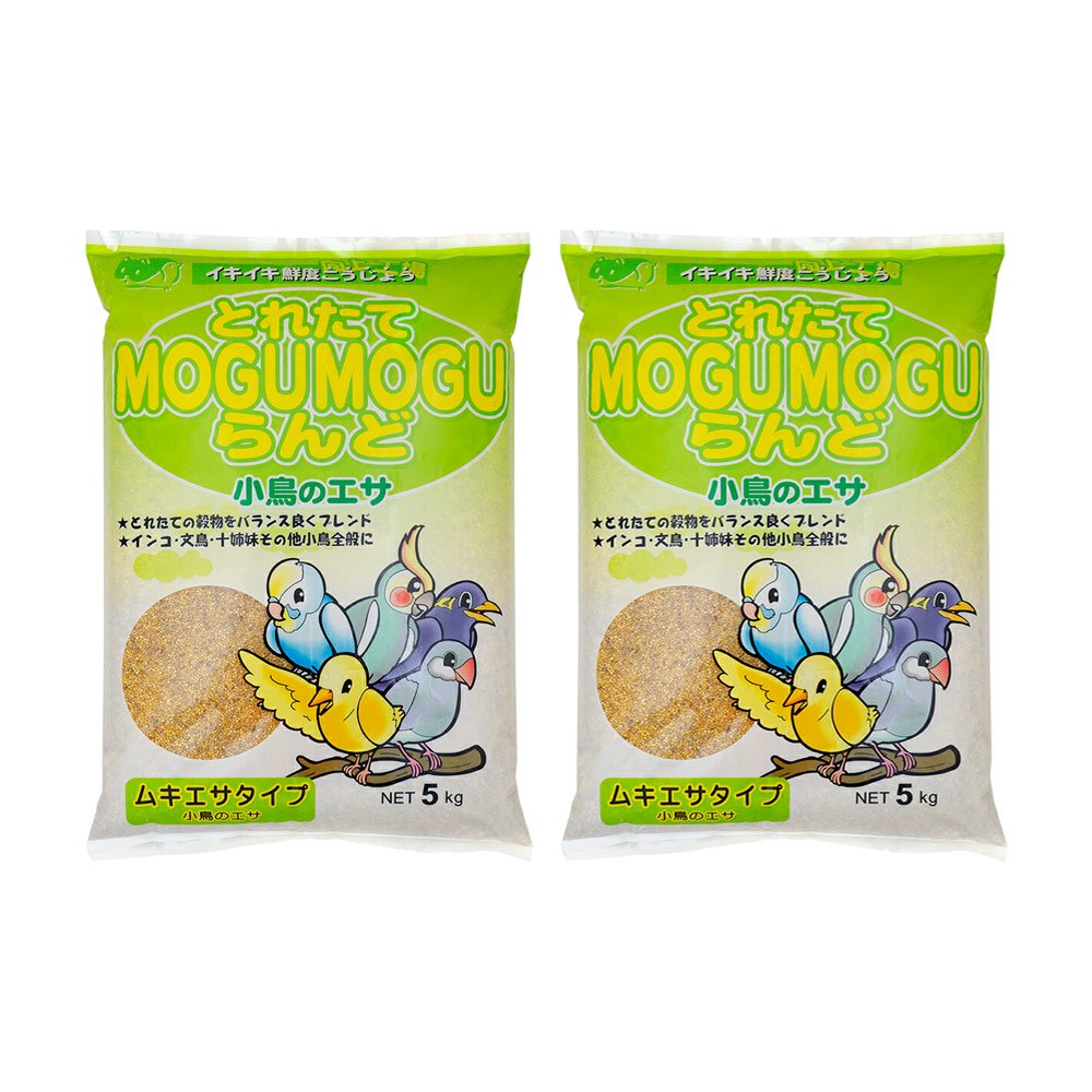黒瀬ペットフード　とれたてＭＯＧＵＭＯＧＵらんど　小鳥のエサ　ムキエサ　餌　５ｋｇX２　もぐもぐらんど　鳥　フード　エサ　餌　皮むき　ＣＲＣ55―20―10―20―20