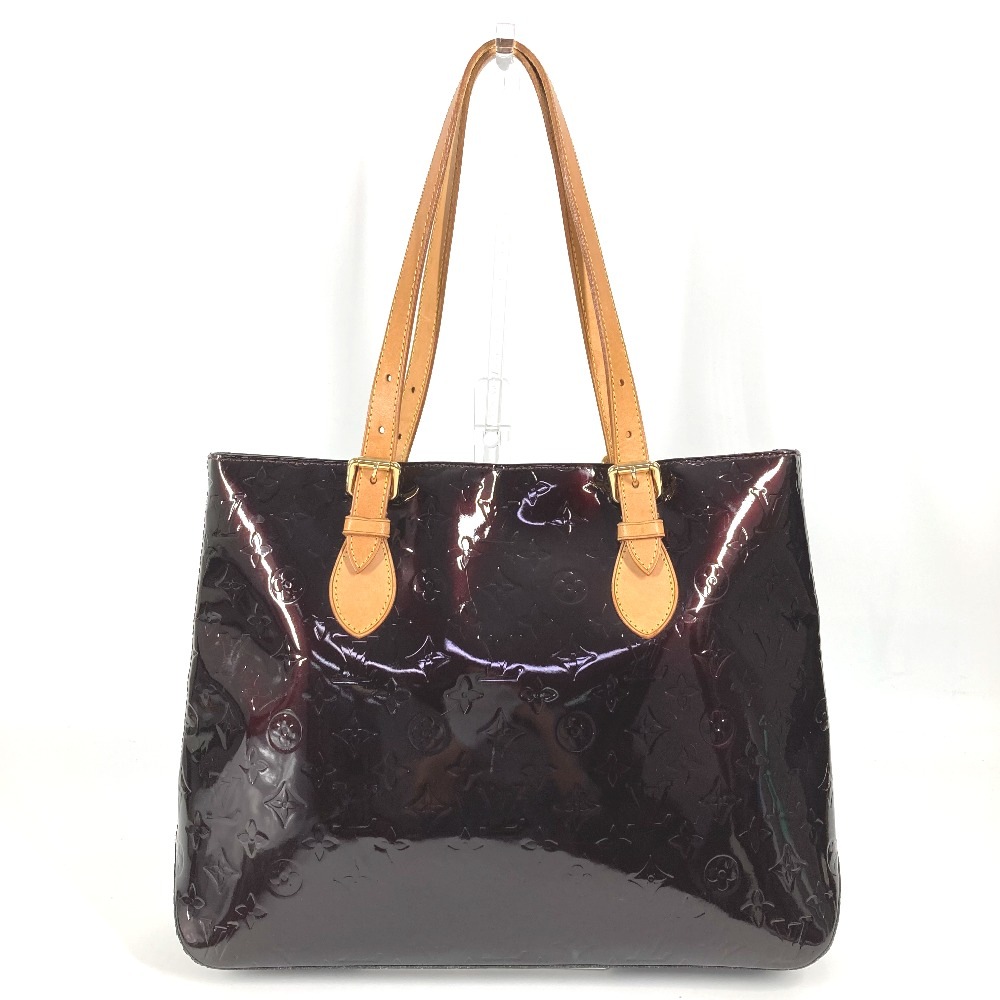 ショルダーバッグ M91994 ブレントウッド モノグラムヴェルニ カバン トートバッグ 肩掛け モノグラムヴェルニキャンバス アマラント パープル