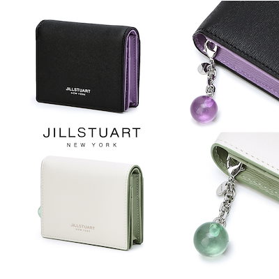 [JILLSTUART]★LOGO COLOR MATCHING COWHIDE WALLET JILLSTUART]☆LOGO COLOR MATCHING COWHIDE WALLET 財布・小物