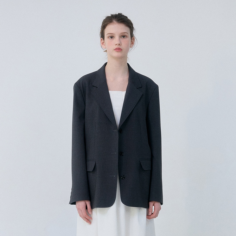 Basic Jacket (Chacoal)