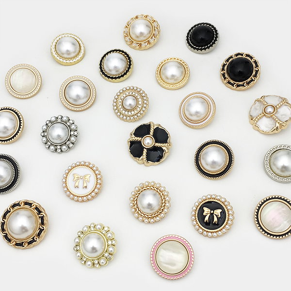 香　アンティークボタン　ジェルボタン　パール　バネ式イヤリング 香様専用 アンティークボタン ジェルボタン パール バネ式イヤリング