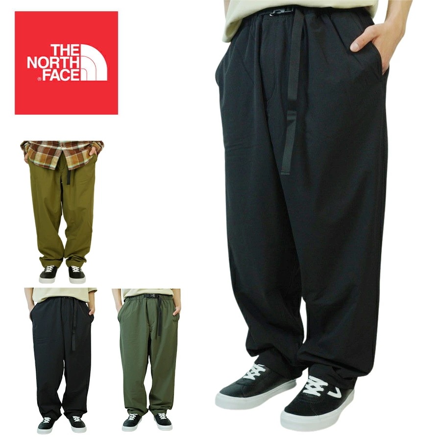 ノースフェイスTHE NORTH FACEメンズ パンツM TECH EASY PANTメンズ テック イージーパンツニュートープグリーン ブラック ミ