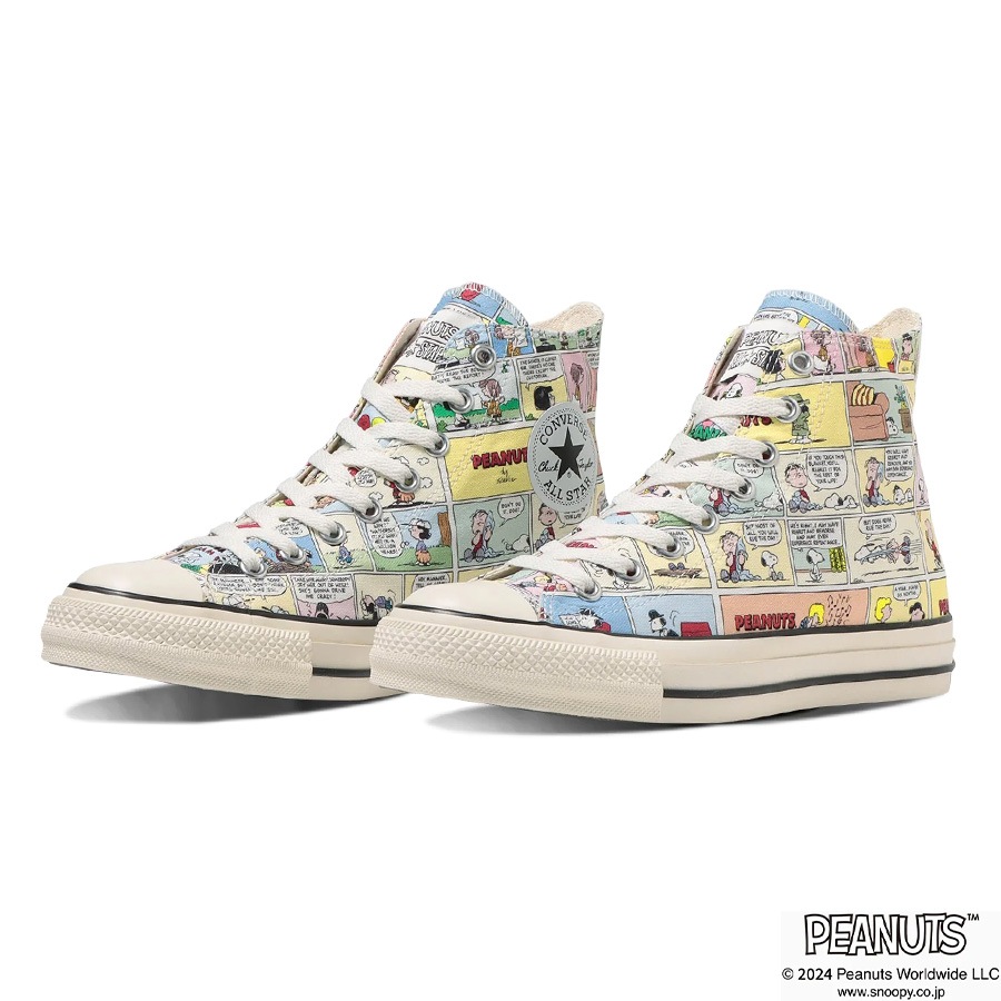 コンバース スニーカー メンズ レディース オールスター ピーナッツ コラボモデル ハイカット マルチカラー CONVERSE ALL STAR R PEANUTS CP HI MULTI COLOR