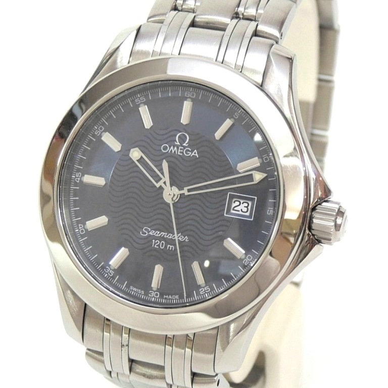 オメガ OMEGA シーマスター120 クオーツ 2511.81 ブルー盤 ステンレススチール 【中古】(65908) 132,000円