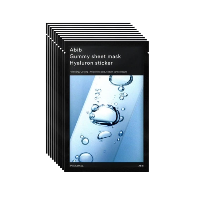 ガムシートマスクパックヒアルロンステッカー10枚