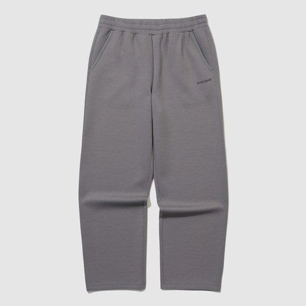 [] ユニ クッション地 ストレートフィット パンツ GRY / QR123LFP13 / 男女共用