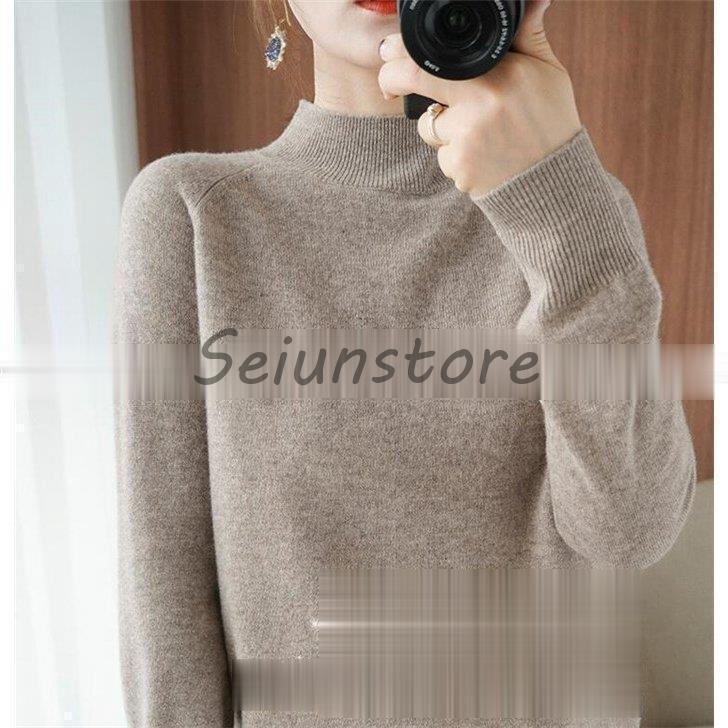 【2025秋冬人気】即納セーター レディース カシミヤ ハイネック ニット ウール プルオーバー 秋 冬 羽織 長袖 暖かい 20代 30代 40代 50代