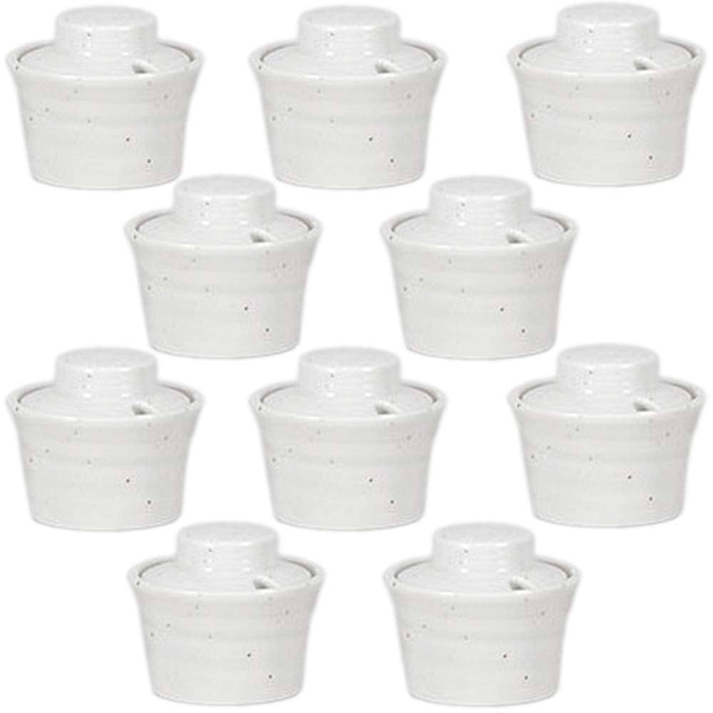 10個セット 調味料入 粉引はんてん広口薬味入 [6.2 x 5.5cm] 【料亭 旅館 和食器 飲食店 業務用 器 食器】 6,406円