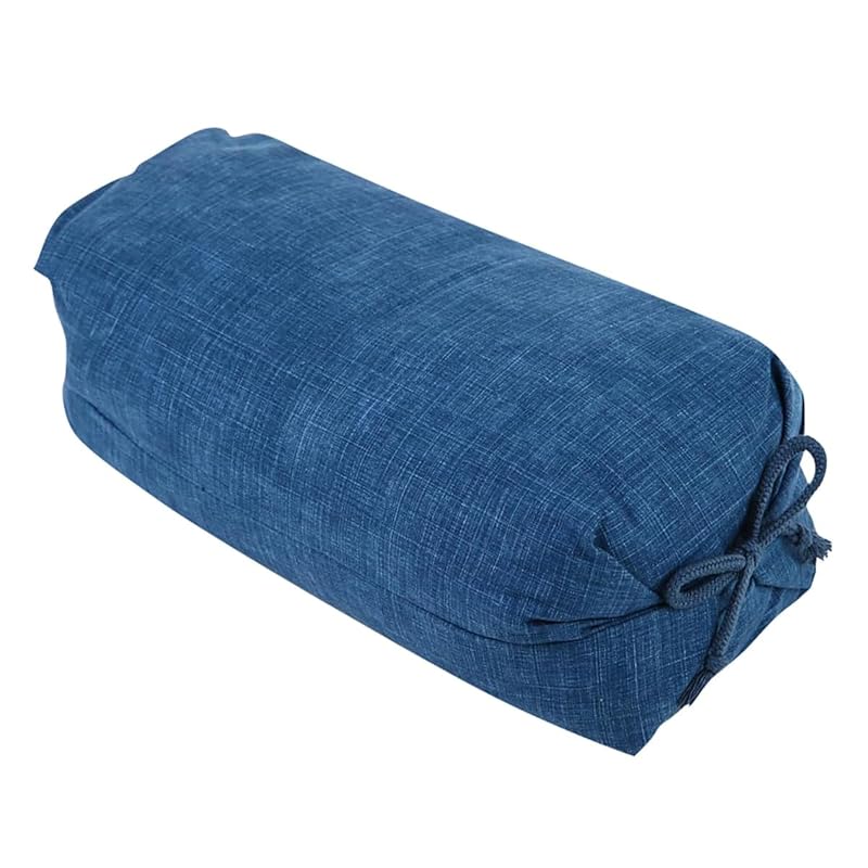 市田商店 仮眠用枕 ごろ寝ひのき枕 18×30cm 藍（あい） 国産ひのきチップ使用 高さ調節可能