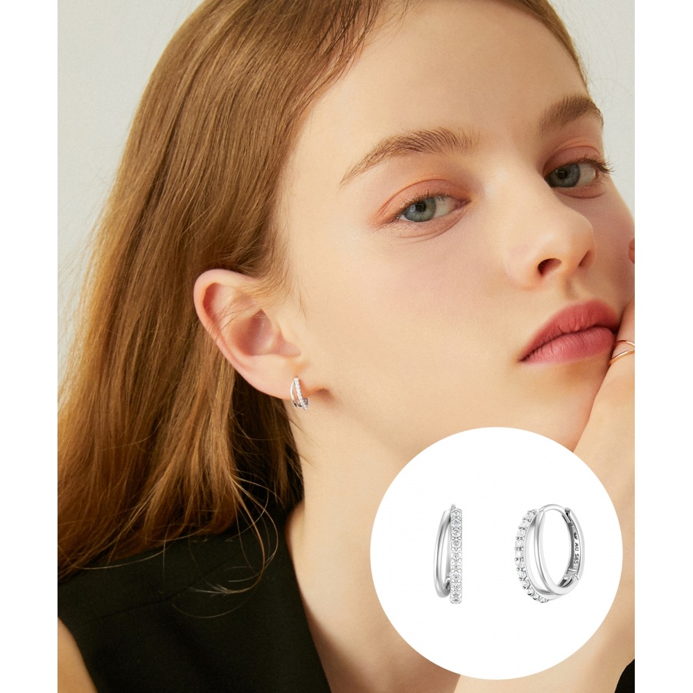 ジェスティーナ J.Livera 14K イヤリング (JJJTEQ1BS054W4000)