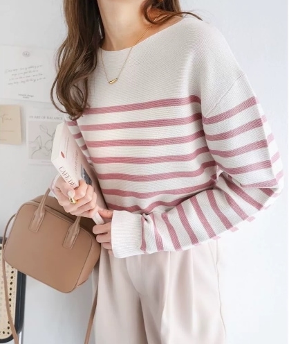 トップス ニットソー 長袖 l かわいい 大人可愛い きれいめ カジュアル おしゃれ お洒落 かっこいい 大人女子 こなれ感 ラフ 無地 春 夏 秋 トップス ニットソー セーター 長袖 Vネック ニット かわいい