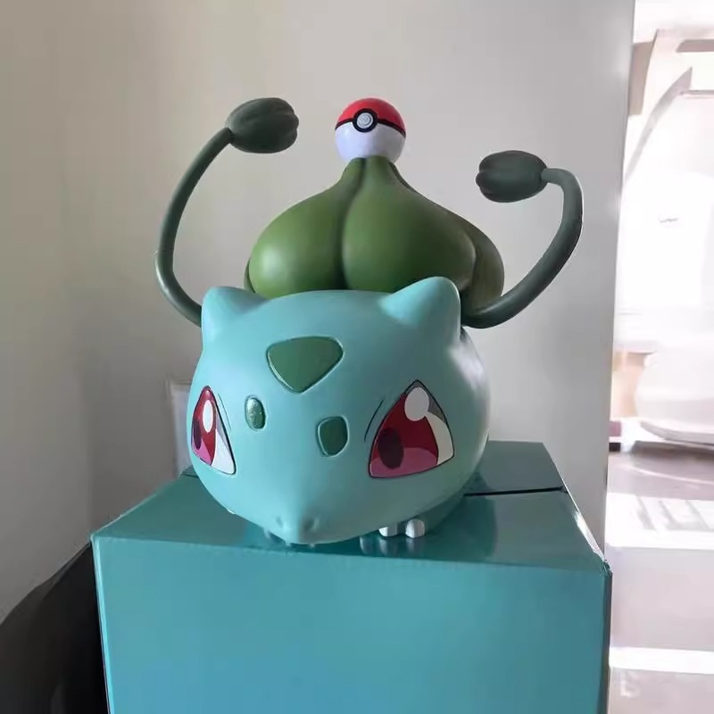 【配送料無料】 ポケモンつるフシギダネフィギュア1：1サイズ置物ポケモンアニメグッズプレゼント