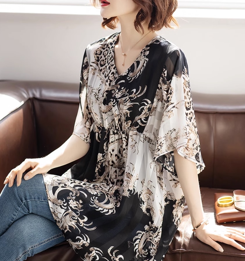 トップス デート モテアイテム シャツブラウス チュニック ドルマンスリーブ シフォン 大人可愛い きれいめ 上品 おしゃれ かっこいい 大人可愛い ラブリー キュート ガーリー クール モード系