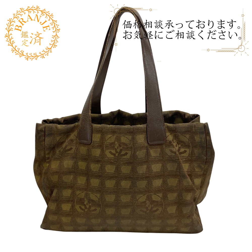 ニュートラベル トートMM キャンバス トートバッグ カーキ ブランド