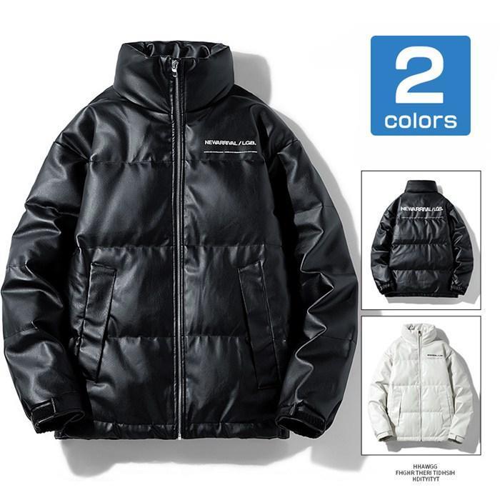 中綿ジャケット 立ち襟 中綿コート アウター ジャンパー 中綿ブルゾン メンズジャケット 無地 シンプル カジュアル 厚手 防風 7,615円