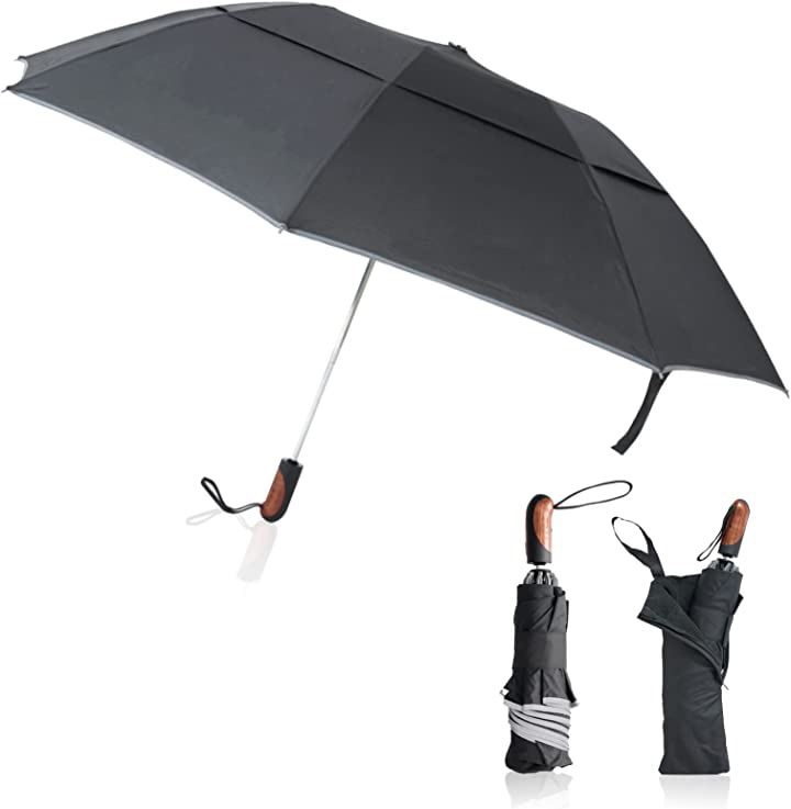 brocky 折りたたみ傘 メンズ 大きい傘 軽量 折り畳み傘(ブラック, ワンサイズ) 8,606円