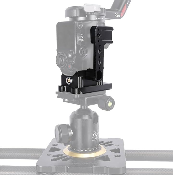 ジンバルマンフロット規格給電プレート RS3/RS4スタビライザーに対応 電源ベースプレート 外部電源変換プレート アルミ合金製 D-Tap給電 13V-17V対応 (RS3/RS4)