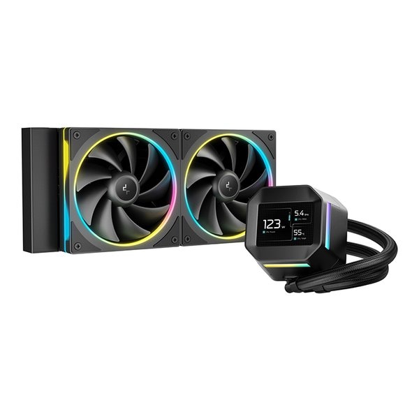 CPUクーラー LM240 2.4インチIPSディスプレイ搭載/ブラック R-LM240-BKDMMC-1