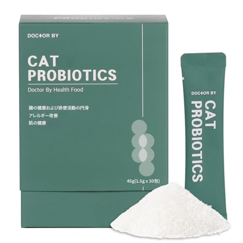 ドクターバイDOCTOR BY キャットプロバイオティクス 乳酸菌1,000億個配合 猫用 個包装 粉末 栄養補助食品