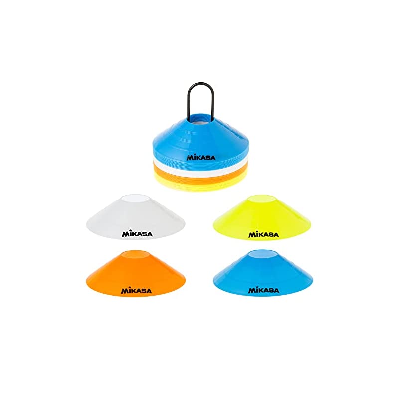 ミカサ(MIKASA) マーカーコーン 40枚セット オレンジ/ホワイト/イエロー/ブルー 各10枚 6,948円
