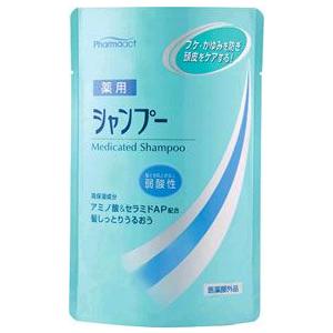 熊野油脂 ファーマアクト 弱酸性 薬用シャンプー 400ml 24本セット 【ケース販売】
