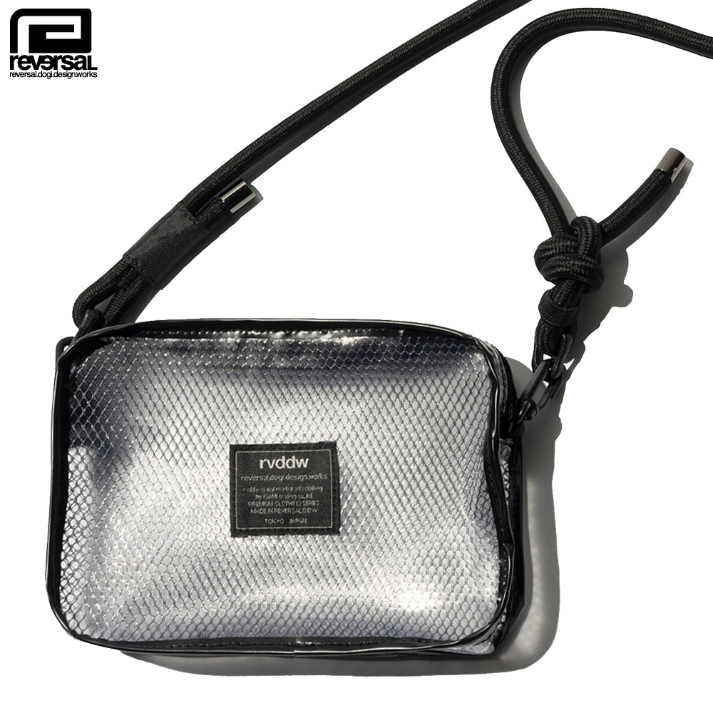 【reversal/リバーサル】ショルダーバッグ/CAGE CLEAR SHOULDER BAG rv24ss702クリアー ミニバッグ ストリート