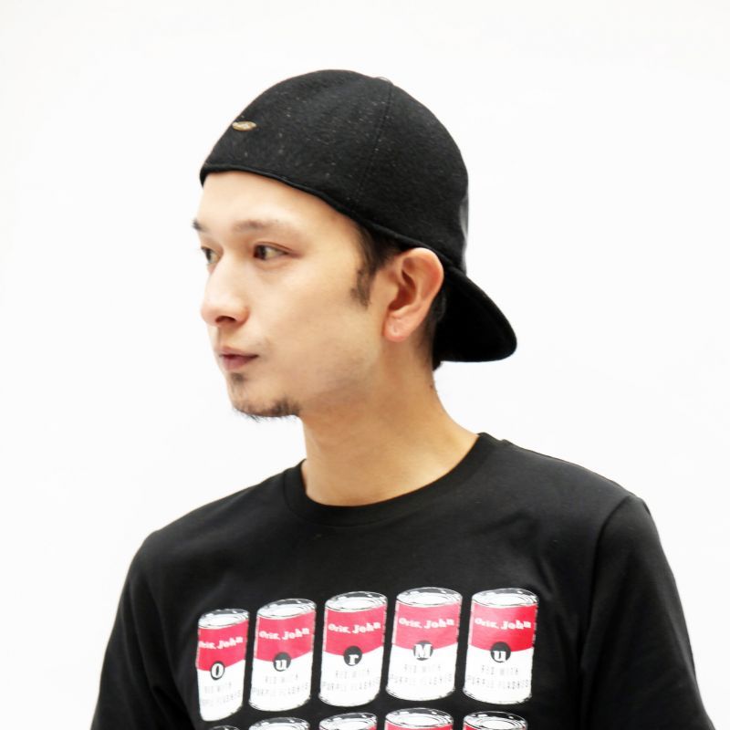 オリジナルJOHN DONKEY CAP BLACK-BLACK NAVY-B